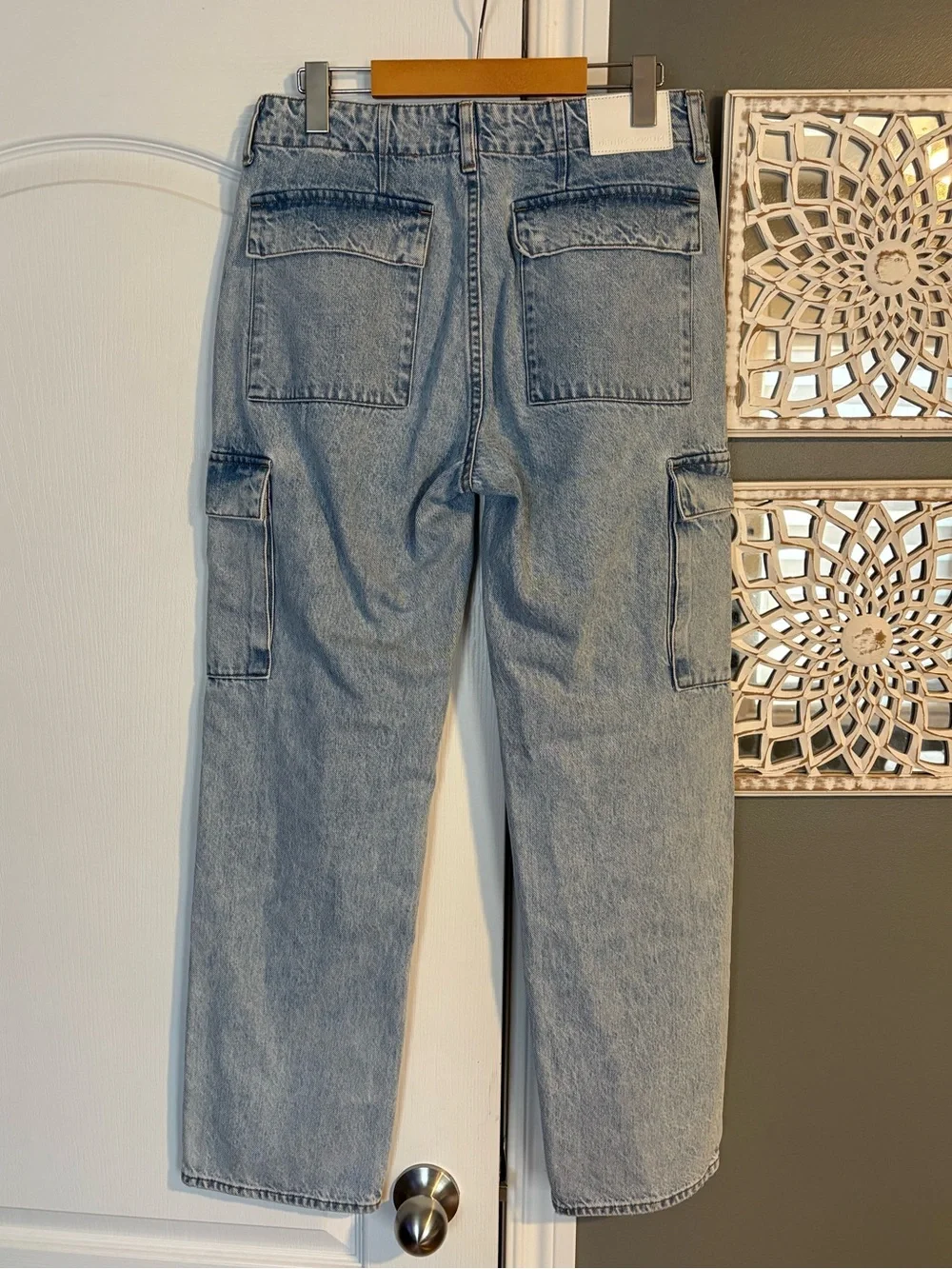 Denim Forum The '90s Edie Lo-rise Cargo Jeans - Picture 9 of 11